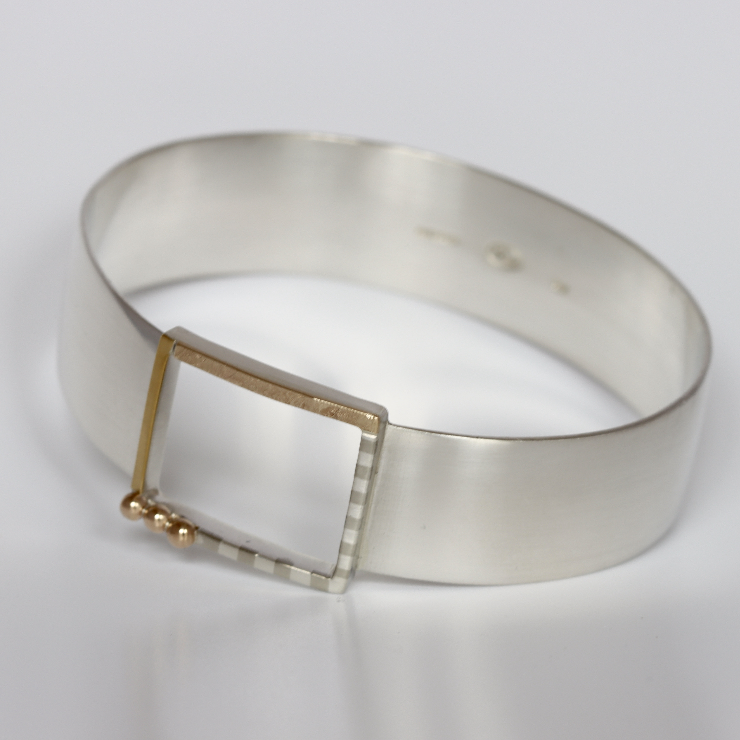 Hammered Silver Bangle 001-655-00016 - $500 or Less | Joint Venture Jewelry  | Cary, NC