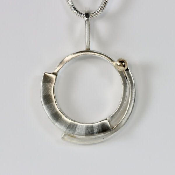 Circular Striped Pendant