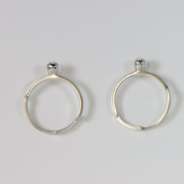 Delicate Open Circle Post Earring